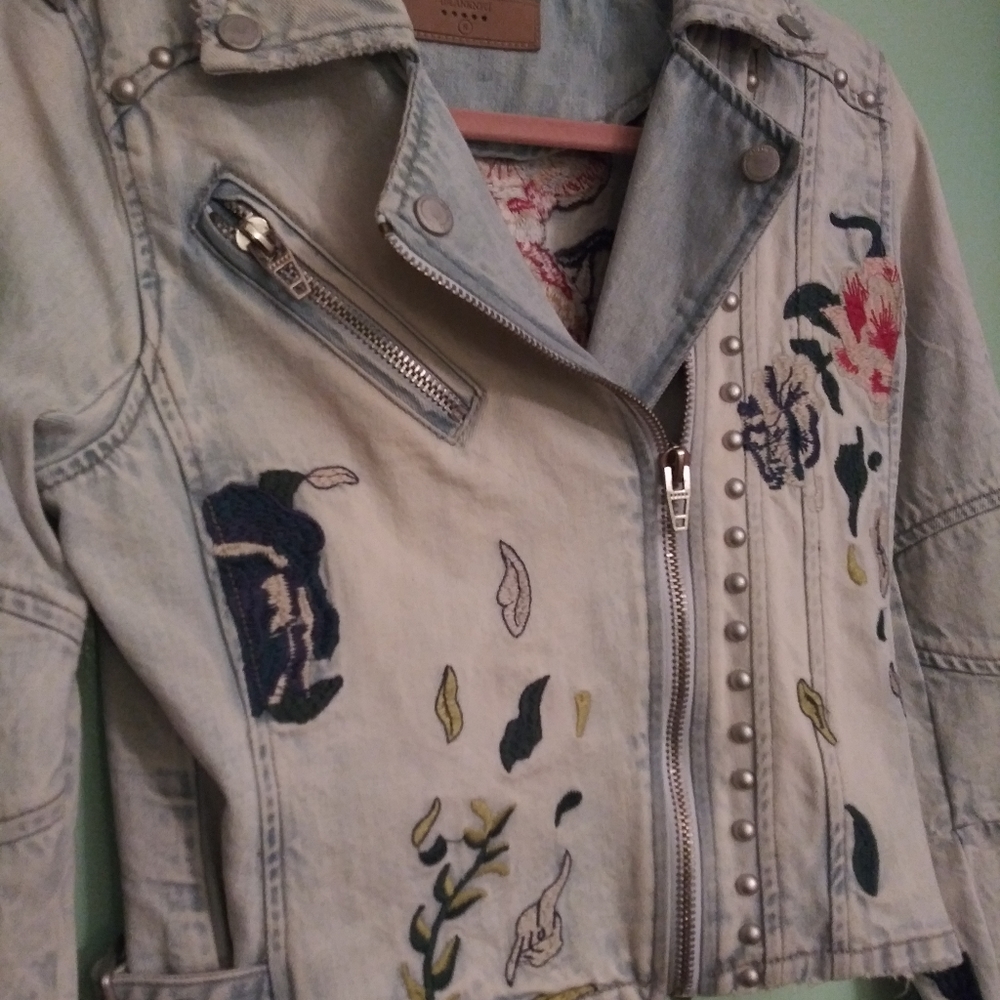 SOLD. BLANKNYC Light Denim Jacket Small - Picture 2 of 14